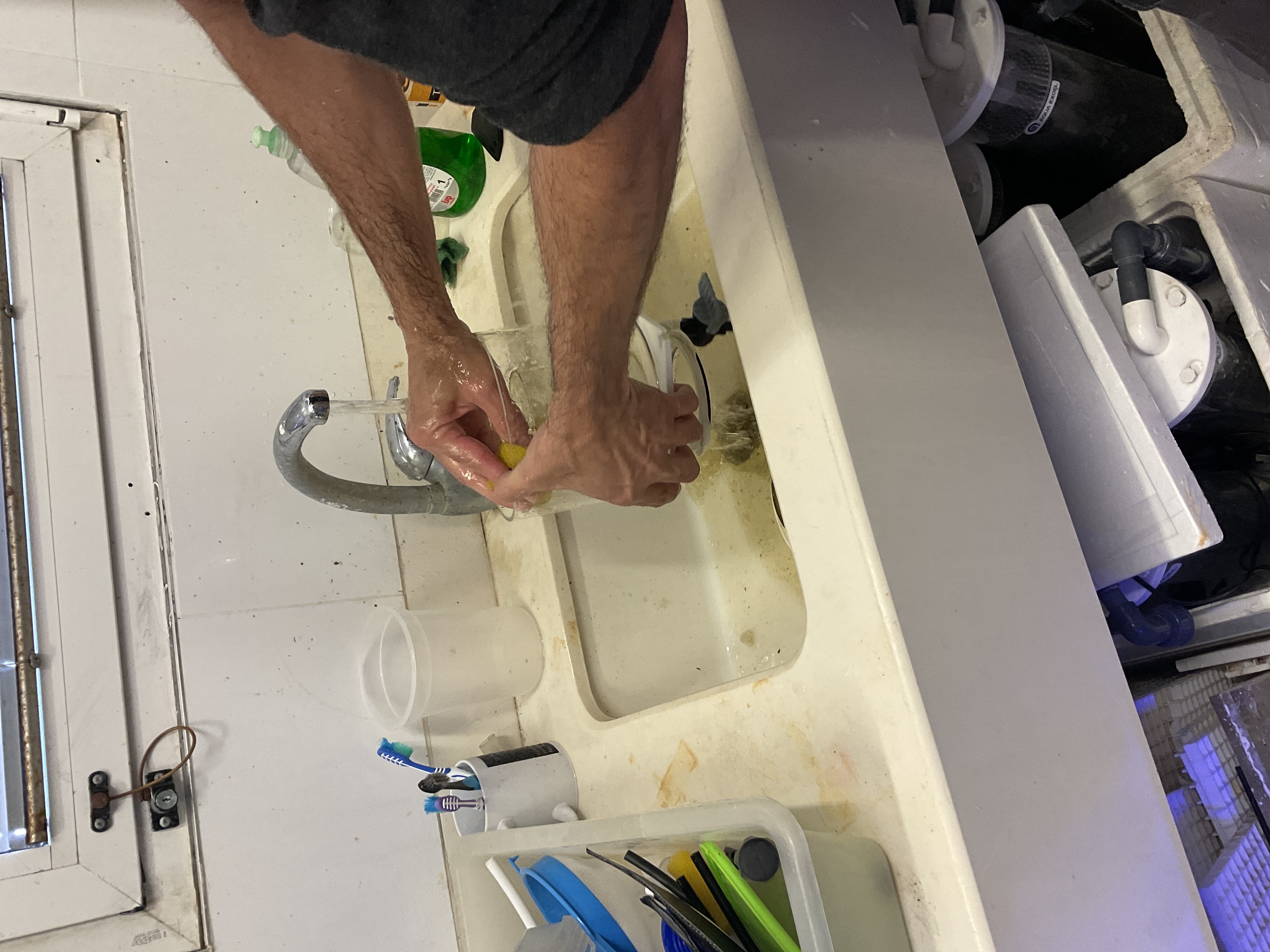 Figure 7: Cleaning process